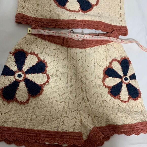 Sea new york Zara collaboration girls 11/12 matching set, crochet floral outfit - Picture 12 of 13